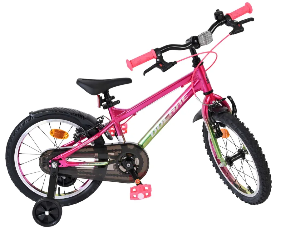 Volare Chrome Kinderfiets - Meisjes - 16 inch - Roze Groen - Twee Handremmen — foto 10