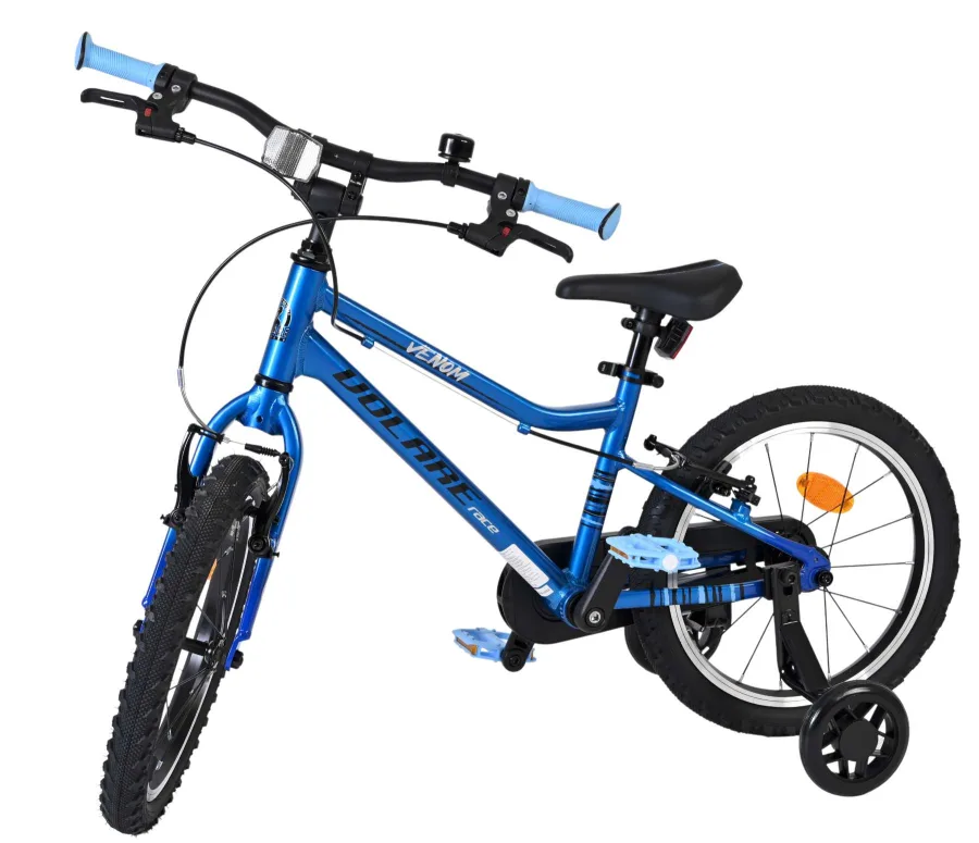 Volare Venom Kinderfiets – Jongens – 16 inch – Blauw- Twee Handremmen — foto 10