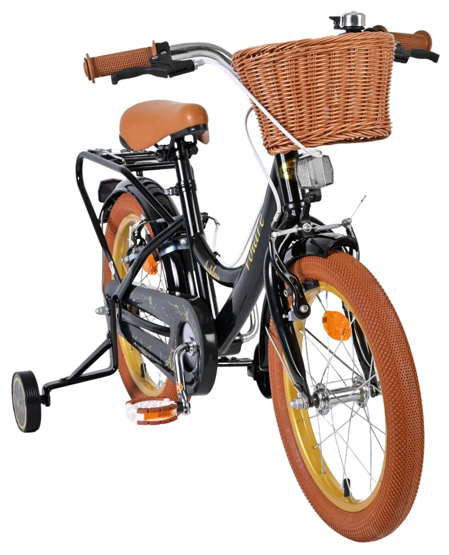 Volare Ashley Kinderfiets – Meisjes – 16 inch – Zwart – Twee Handremmen — foto 7