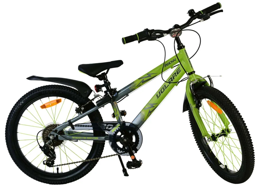 Volare Rocky Kinderfiets – 20 inch – 7 speed – Groen/Grijs — foto 14