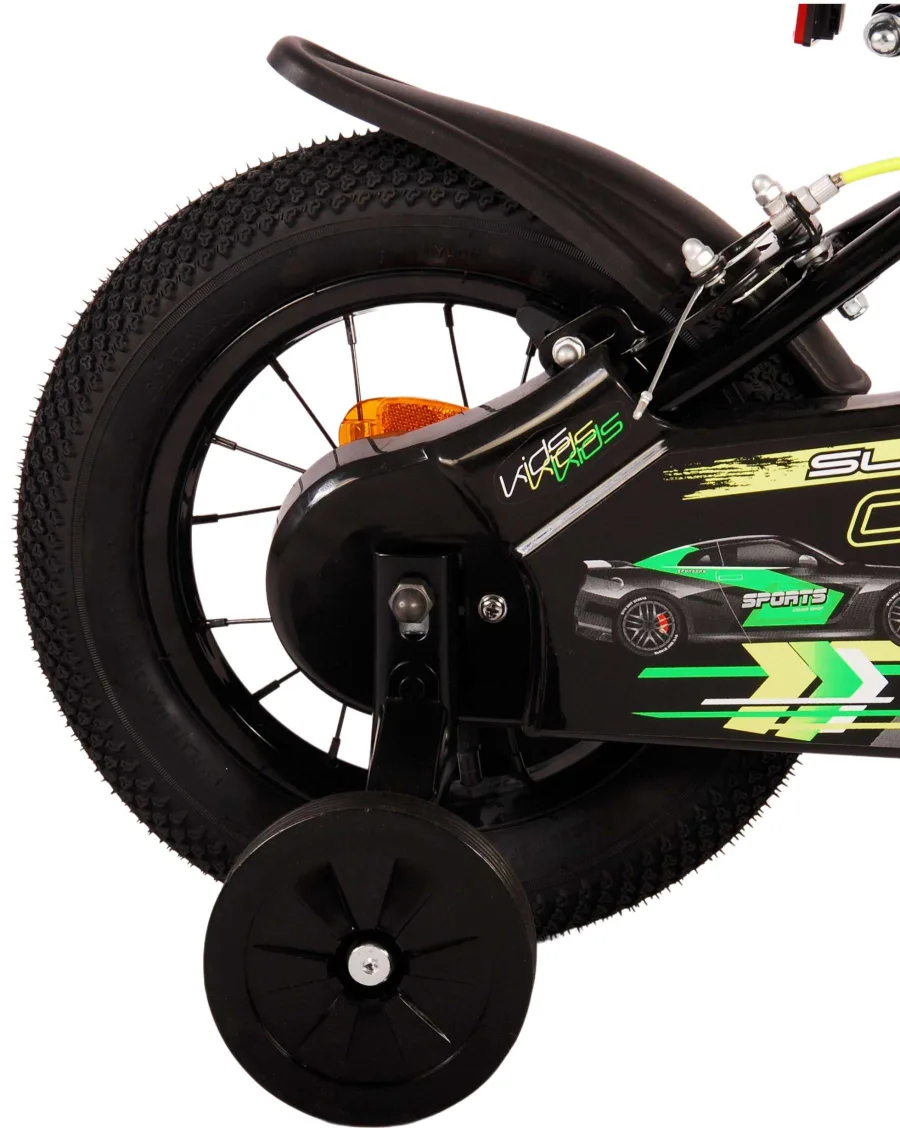 Volare Super GT Kinderfiets – Jongens – 12 inch – Groen – Twee handremmen — foto 2