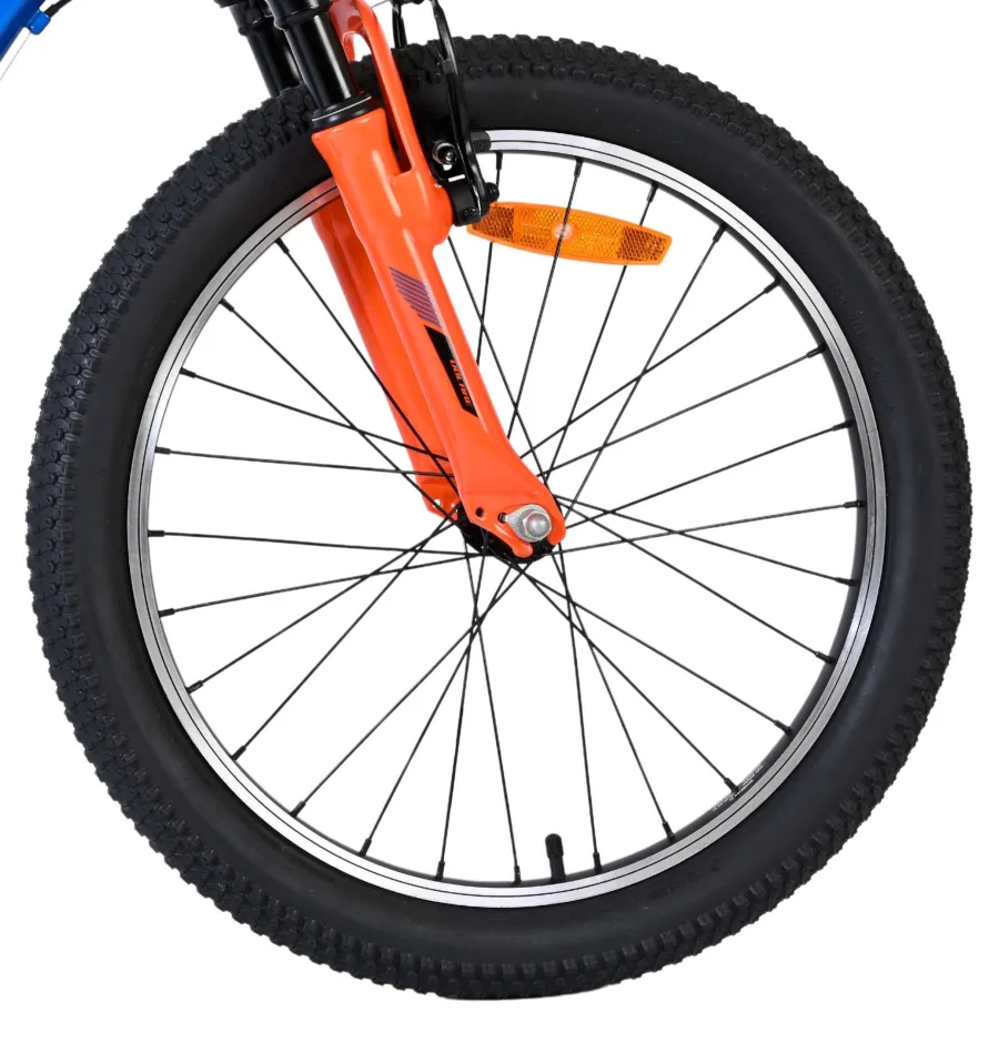 Volare Boost Kinderfiets - 20 inch - Blauw Oranje - 7 versnellingen — foto 3