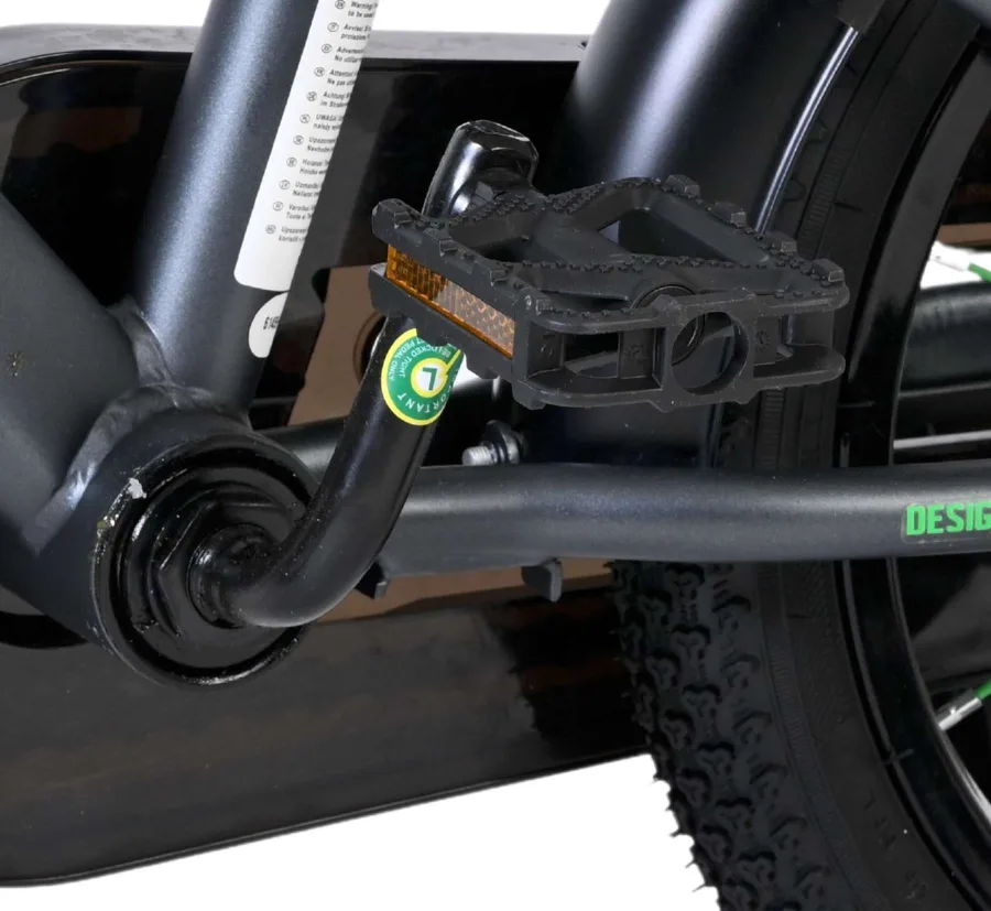 Volare Thombike Kinderfiets – Jongens – 14 inch – Groen/Grijs — foto 11
