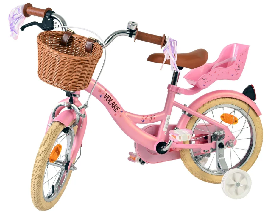 Volare Blossom Kinderfiets – Meisjes – 14 inch – Roze — foto 10