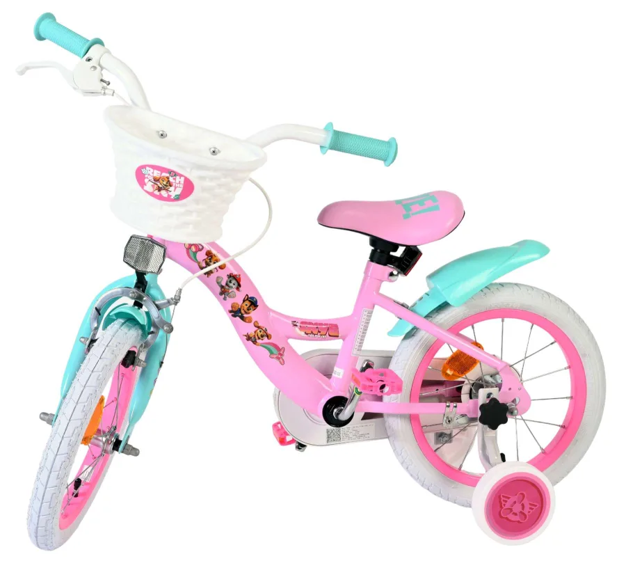 Paw Patrol Kinderfiets – Meisjes – 14 inch – Roze — foto 10